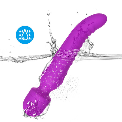 Διπλός τελών Massager ευφυής θέρμανσης AV δονητής δονητών λαιμών ράβδων μαλακός
