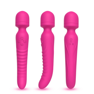 Διπλός τελών Massager ευφυής θέρμανσης AV δονητής δονητών λαιμών ράβδων μαλακός