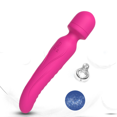 Διπλός τελών Massager ευφυής θέρμανσης AV δονητής δονητών λαιμών ράβδων μαλακός