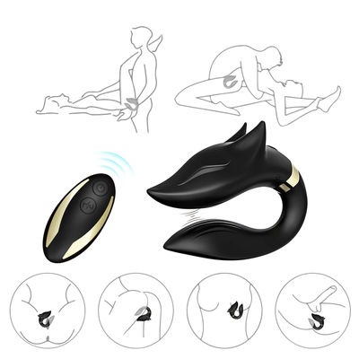 Διπλός δονητής διεγερτικών φύλων κόλπων μασάζ σώματος μηχανών τηλεχειρισμού για το ζεύγος