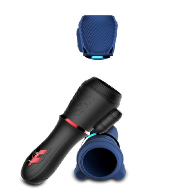 Ράβδος ατόμων AV - δονητής Masturbator Massager φλυτζανιών άσκησης Glans 10 συχνότητες, διπλές μηχανές