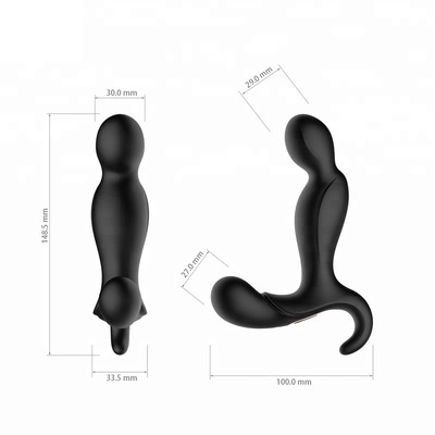 Προστατική Massager αρσενική πρωκτική βουλωμάτων παιχνιδιών φύλων σιλικόνη FDA 70 Mins ηλεκτροπληξίας