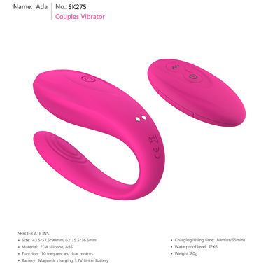 Επανακαταλογηστέος ζεύγους πρωκτικός κλειτορίδων φύλων παιχνιδιών Dula δονητής σημείων Γ μηχανών αδιάβροχος