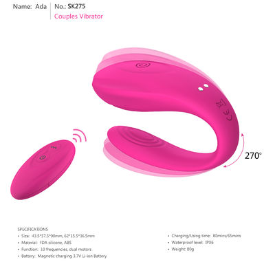 Επανακαταλογηστέος ζεύγους πρωκτικός κλειτορίδων φύλων παιχνιδιών Dula δονητής σημείων Γ μηχανών αδιάβροχος