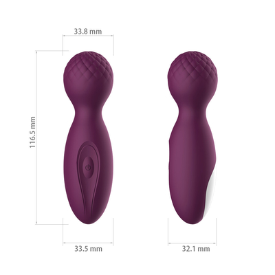 12 ταχύτητα 10 μίνι ράβδος Massager παιχνιδιών φύλων δονητών σημείων Γ σιλικόνης σατέν λειτουργίας