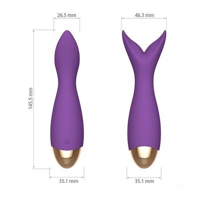 ODM USB επανακαταλογηστέα Clit ηλεκτρική ράβδος Massager δονητών δονητών διαμορφωμένη Υ
