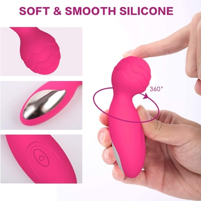 μίνι ηλεκτρική ράβδος Massager δονητών ράβδων φύλων Massager ράβδων σιλικόνης AV 34.5mm