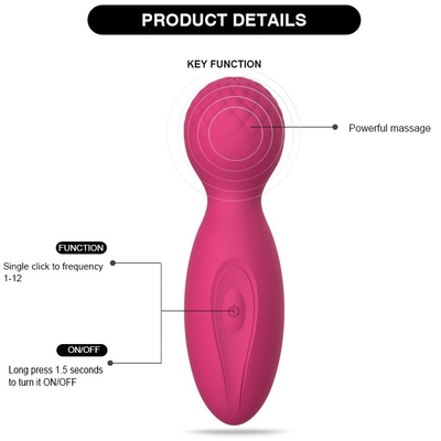 12 πίσω ασύρματο σώμα Massager λαιμών Massager ράβδων τρόπων ισχυρό φορητό AV